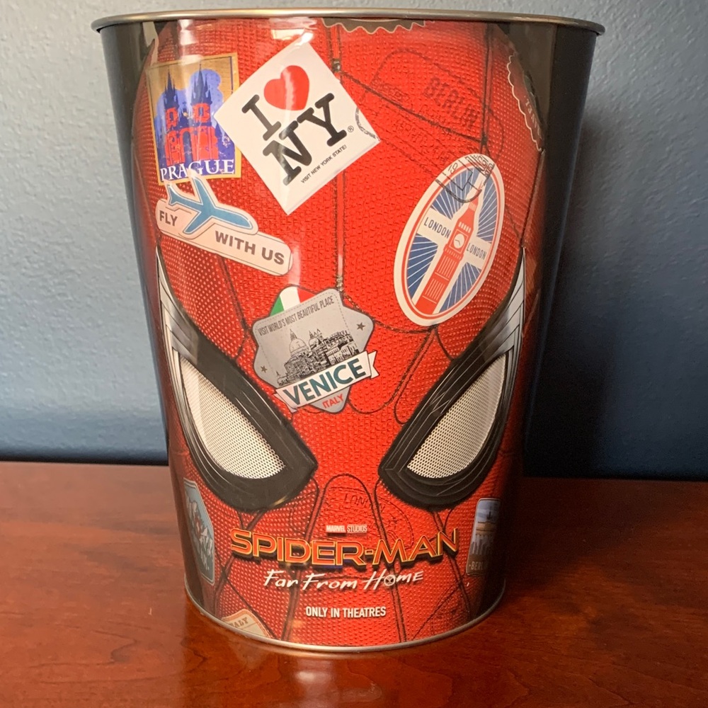 Spider-Man Far From Home Popcorn/Wastebasket